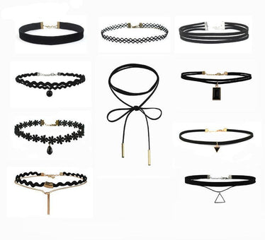 10 colliers chokers - HEXAGONE AVENUE